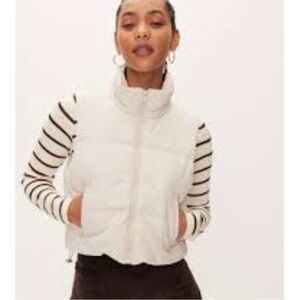 ANWD White Puffer Vest